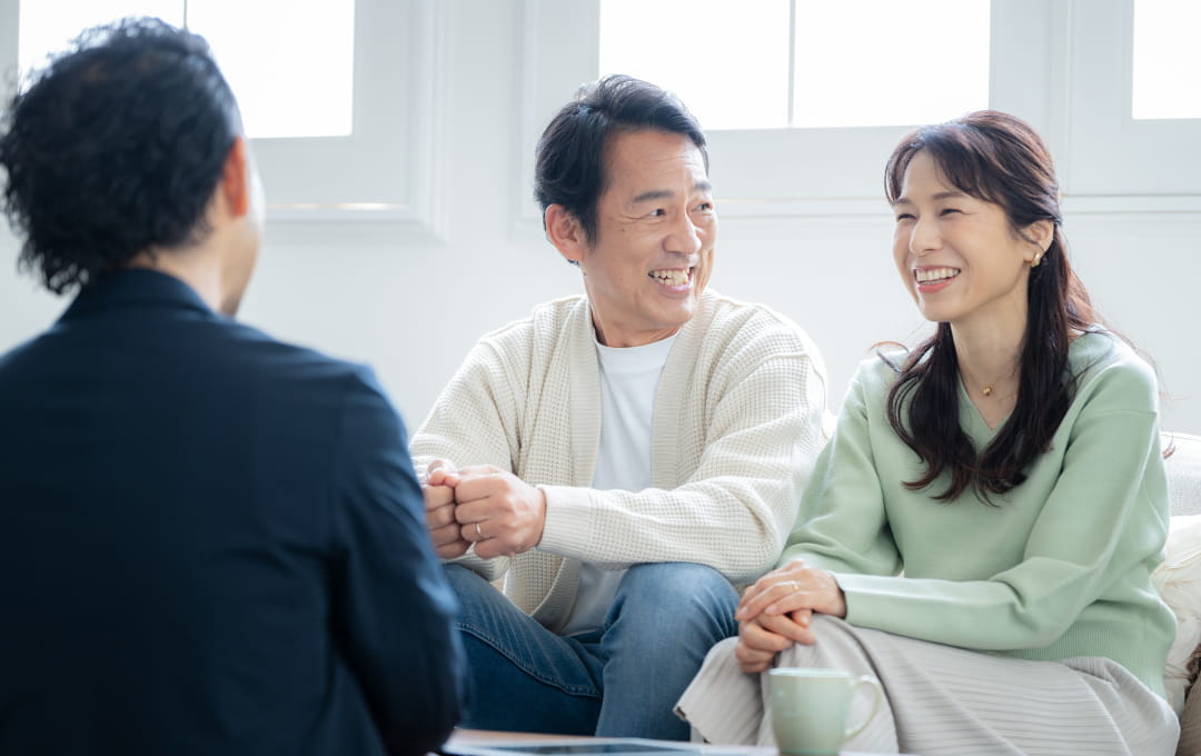 お客様との面談の様子